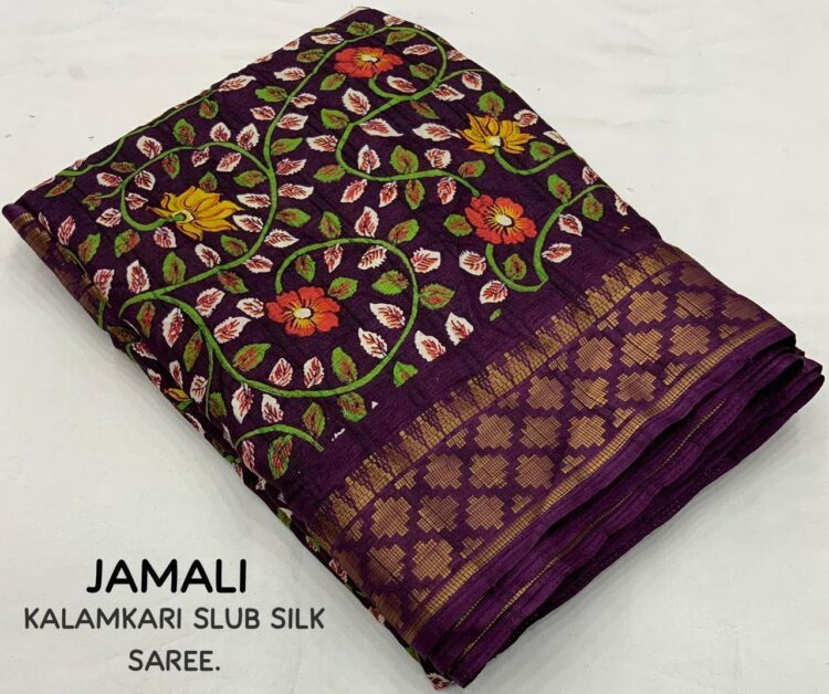 Handloom Kalamkari Silk