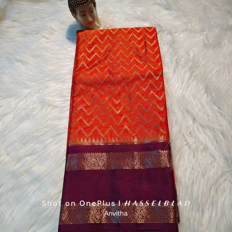 Banarasi Semi Dupion Warm Silk Saree