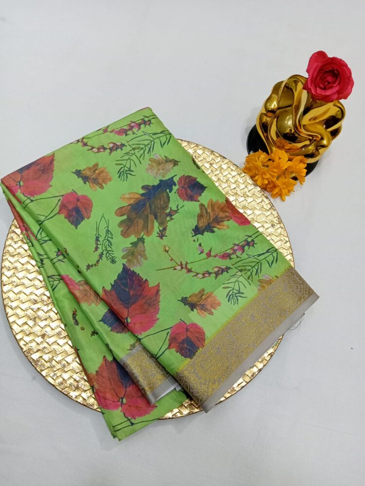 Fancy Saree soft Kalamkari Digital Printed Sarees