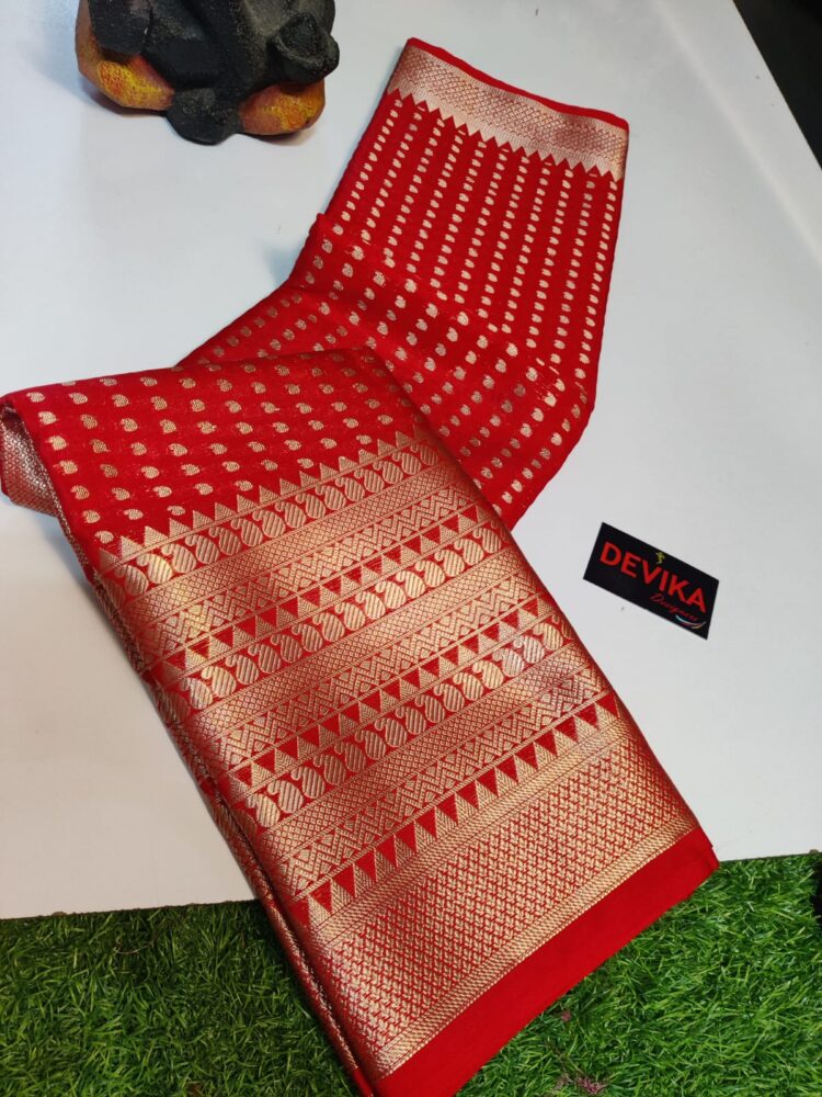 Banarasi handloom semi dupion soft silk fancy saree