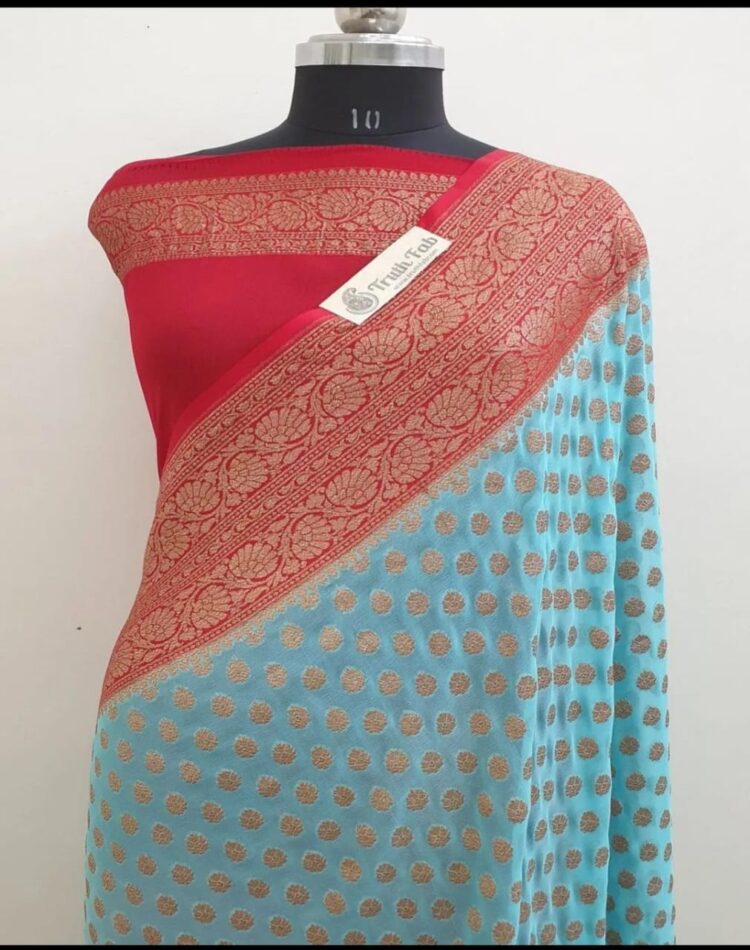 Banarasi handloom semi dupion warm silk